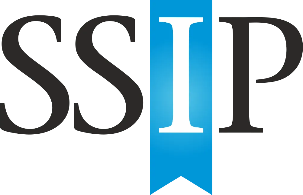 the logo for the business is shown in blue and white